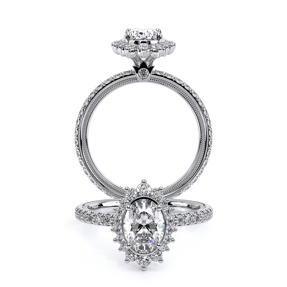 Verragio Halo Oval Engagement Ring