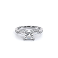 Verragio Three-Stone Princess Engagement Ring