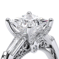 Verragio Three-Stone Princess Engagement Ring