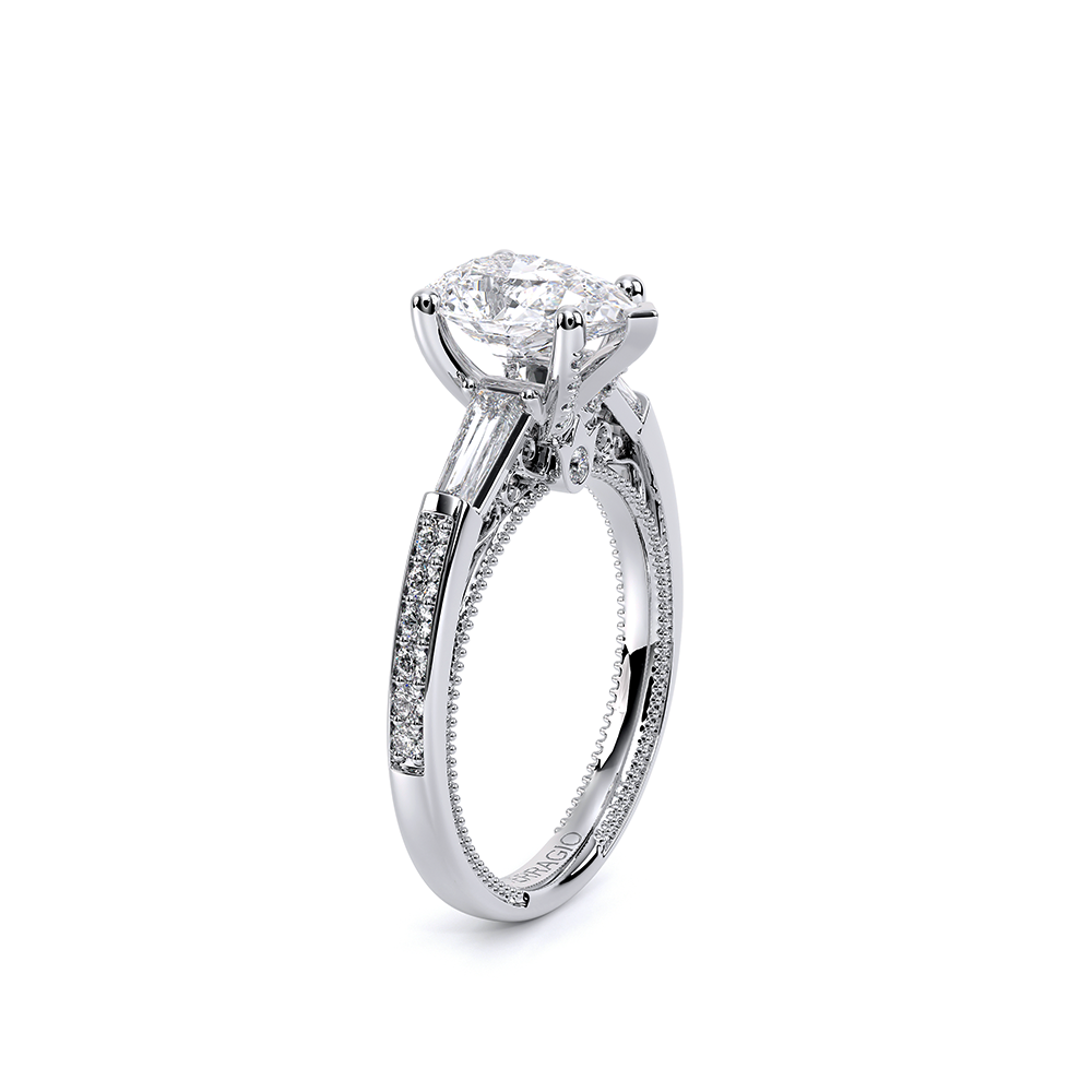 Verragio Three-Stone Pear Engagement Ring