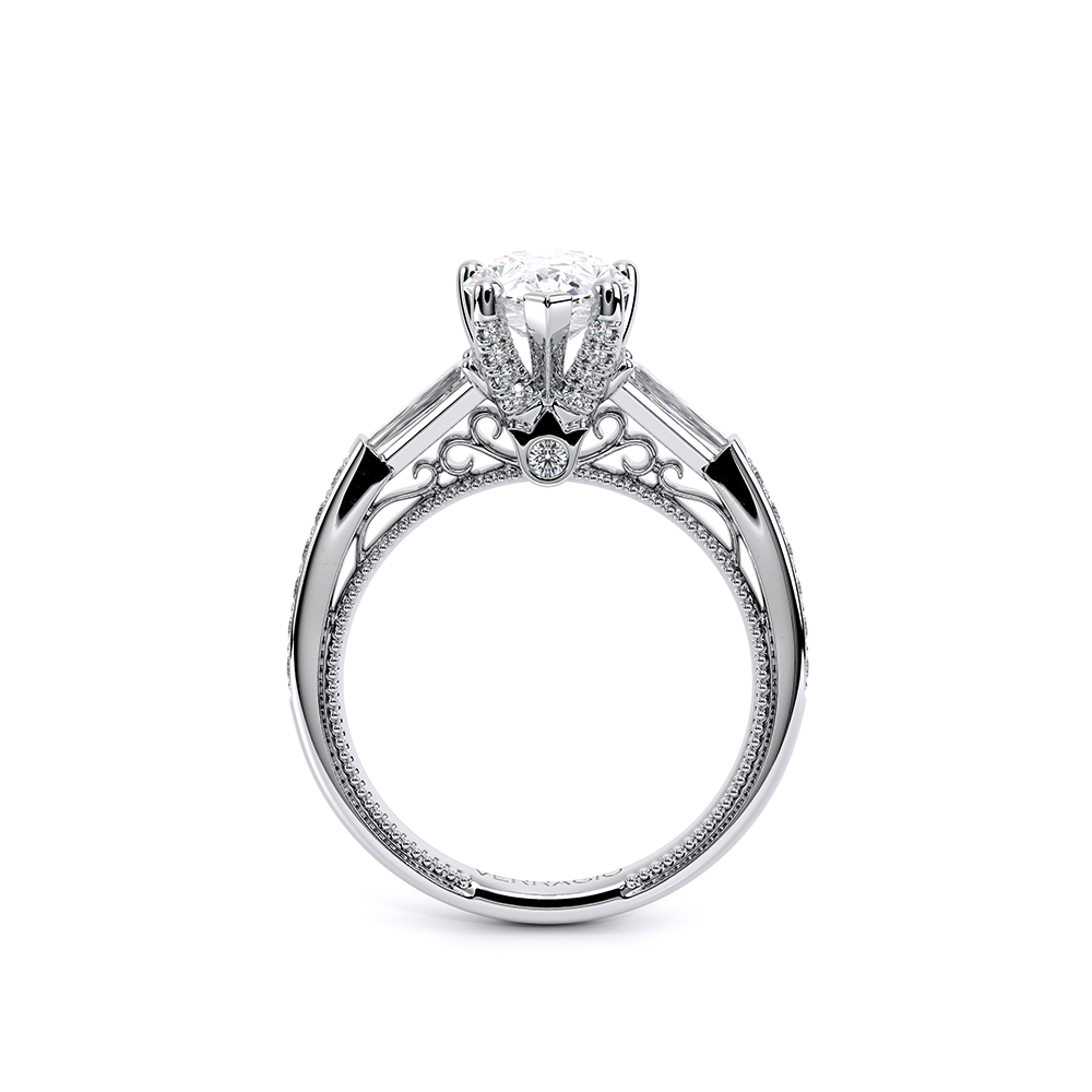 Verragio Three-Stone Pear Engagement Ring