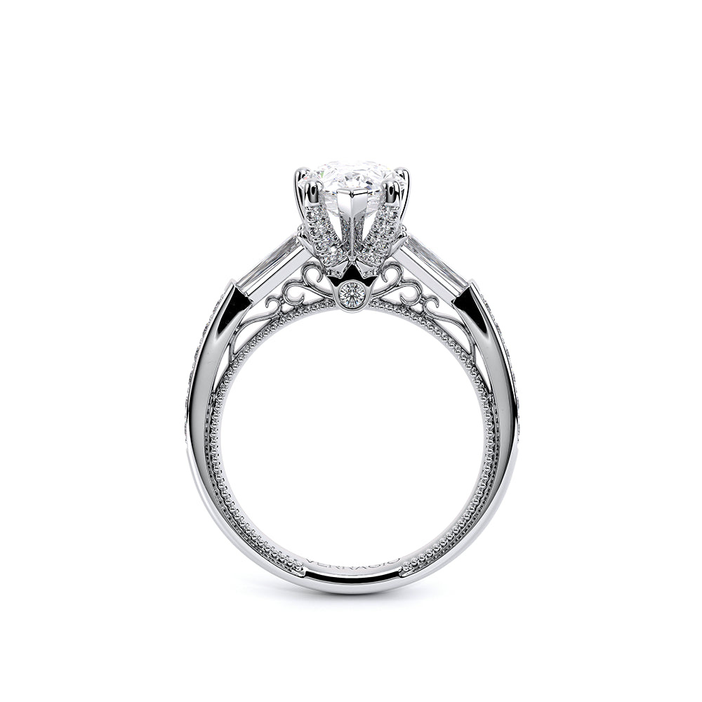 Venetian-5085ps-14k White Gold Pear