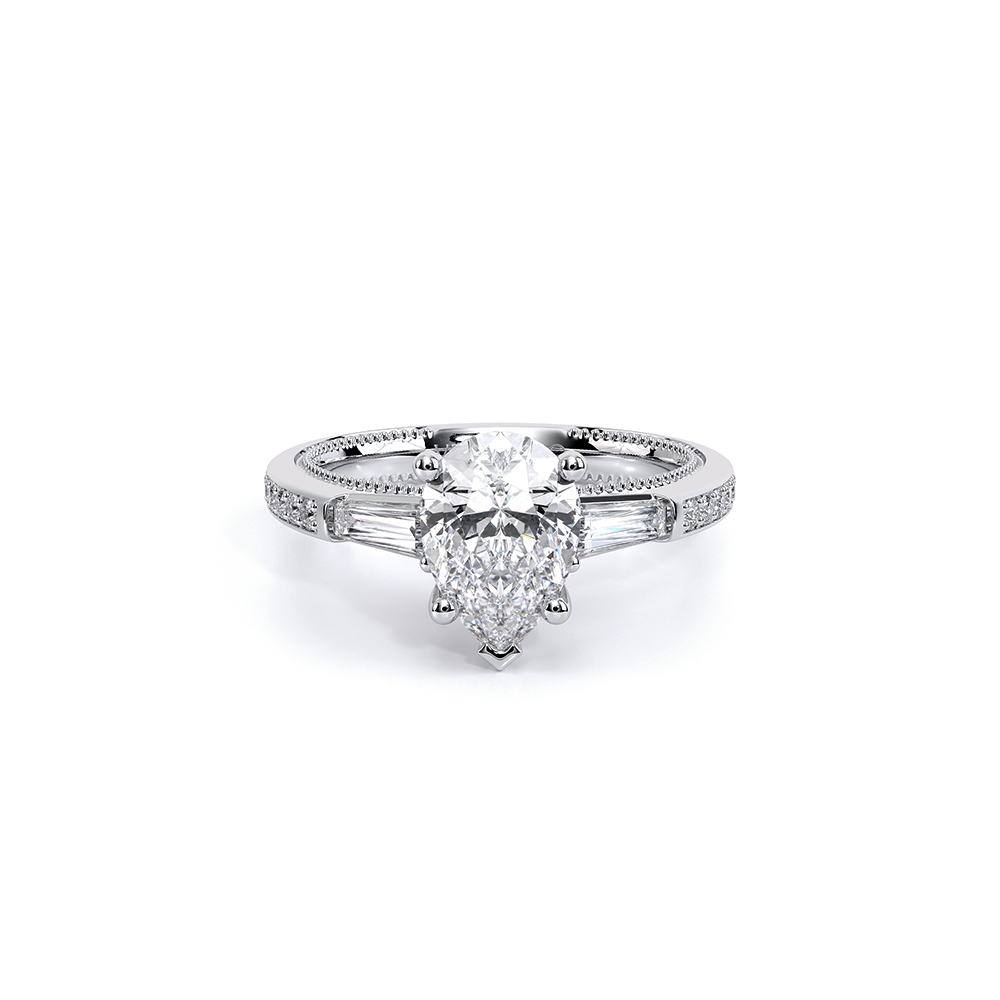Verragio Three-Stone Pear Engagement Ring