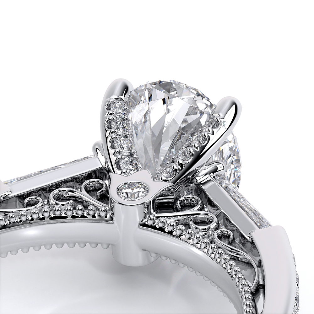 Verragio Three-Stone Oval Engagement Ring