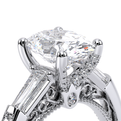Verragio Three-Stone Oval Engagement Ring