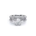 Verragio Three-Stone Oval Engagement Ring