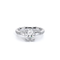 Verragio Three-Stone Oval Engagement Ring