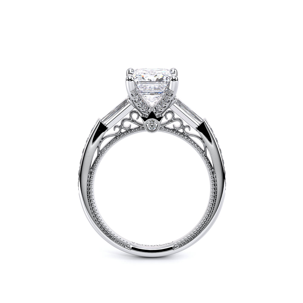 Venetian-5085em-18k White Gold Emerald
