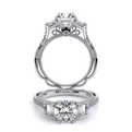 Verragio Three-Stone Round Engagement Ring