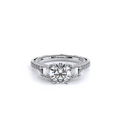 Verragio Three-Stone Round Engagement Ring