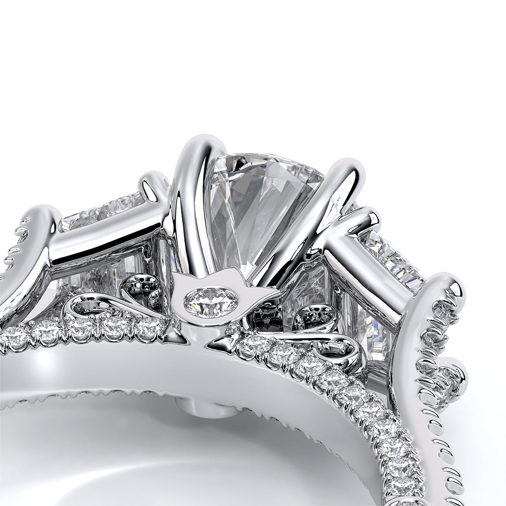Venetian-5086r-14k White Gold Round