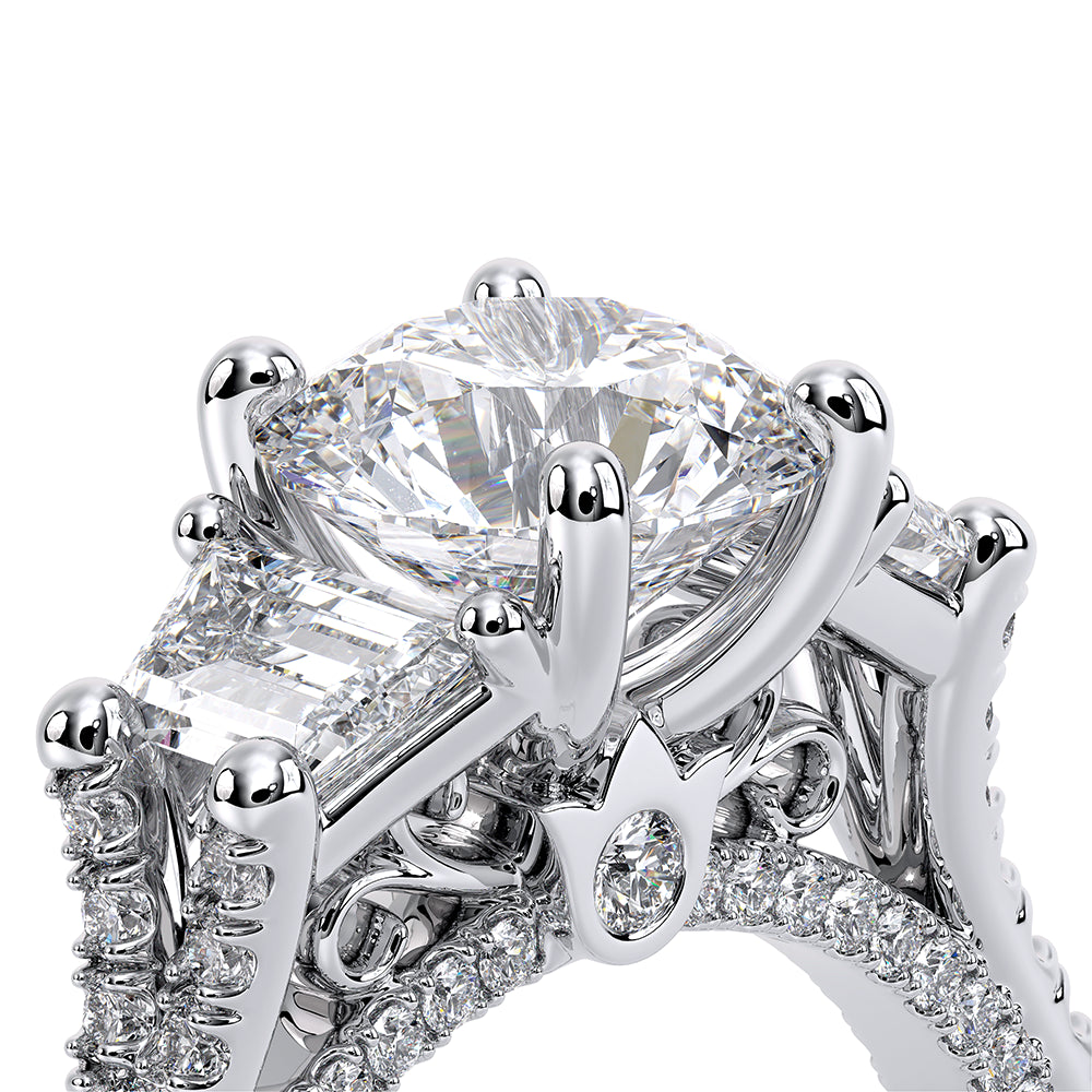 Venetian-5086r-14k White Gold Round