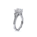 Verragio Three-Stone Princess Engagement Ring