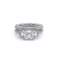 Verragio Three-Stone Princess Engagement Ring