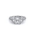 Verragio Three-Stone Princess Engagement Ring