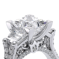 Verragio Three-Stone Princess Engagement Ring