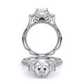 Verragio Three-Stone Oval Engagement Ring