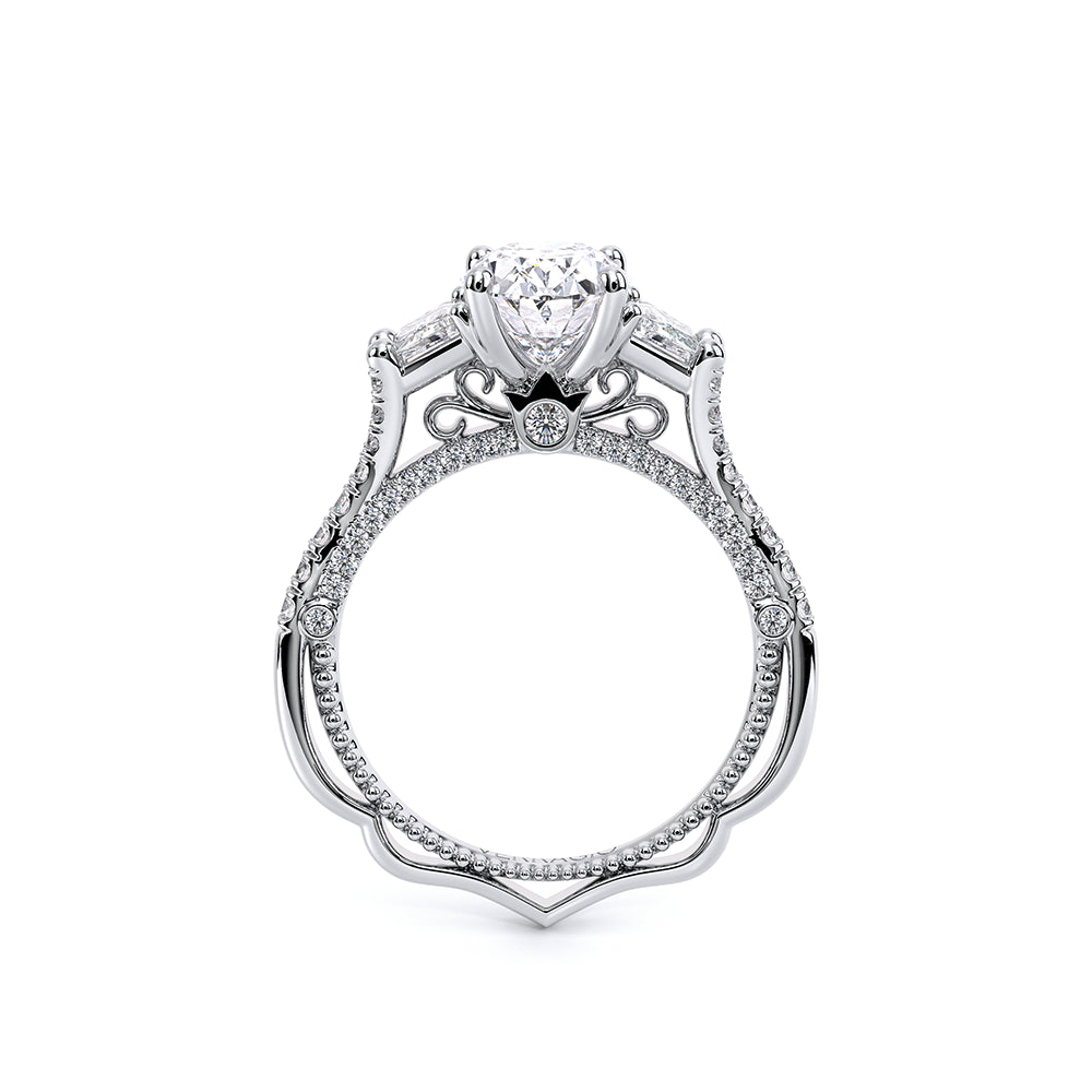 Venetian-5086ov-14k White Gold Oval
