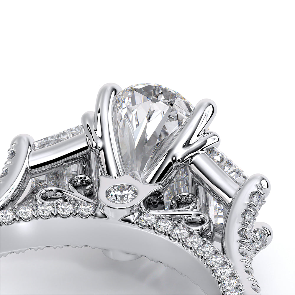 Venetian-5086ov-14k White Gold Oval