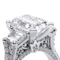 Venetian-5086em-18k White Gold Emerald