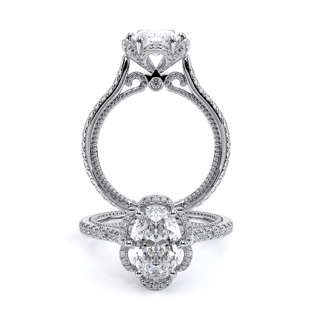 Verragio Halo Oval Engagement Ring