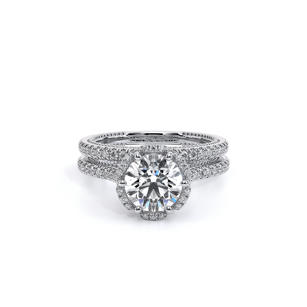 Verragio Halo Round Engagement Ring