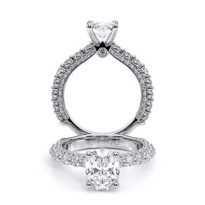 Verragio Pave Oval Engagement Ring