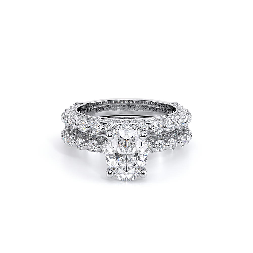 Verragio Pave Oval Engagement Ring