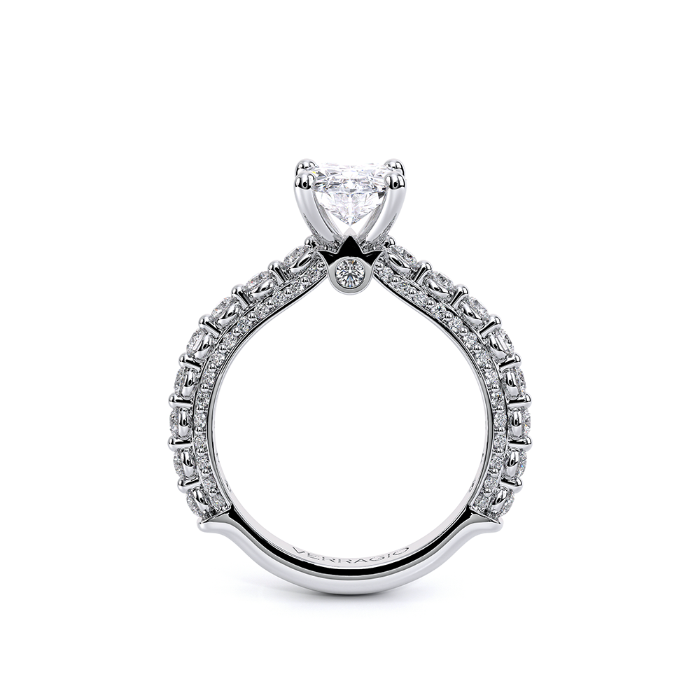 Verragio Pave Oval Engagement Ring