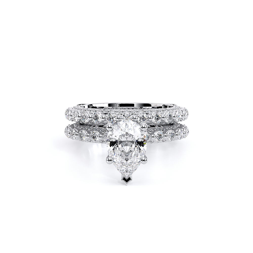 Verragio Pave Pear Engagement Ring