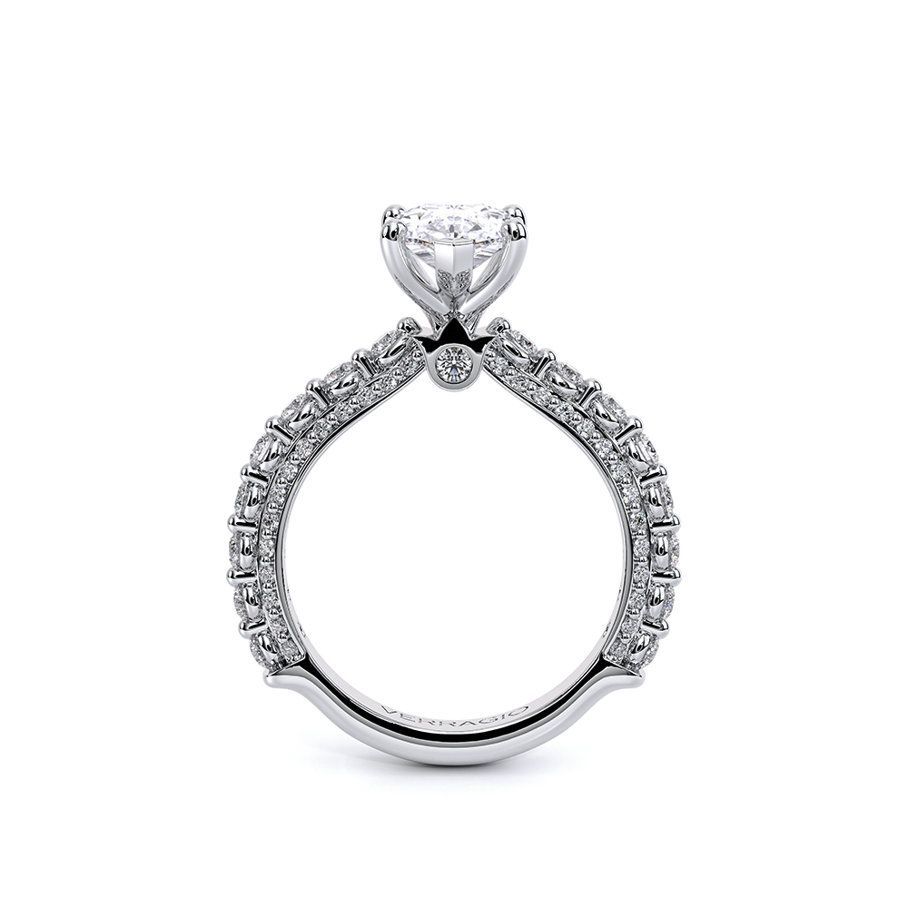 Verragio Pave Pear Engagement Ring