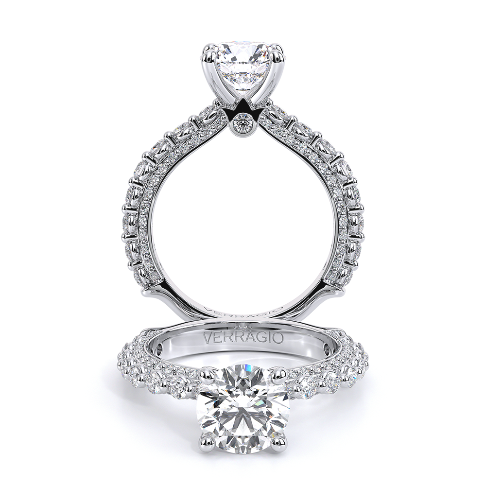 Verragio Pave Round Engagement Ring
