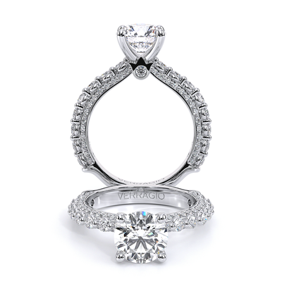 Verragio Pave Round Engagement Ring