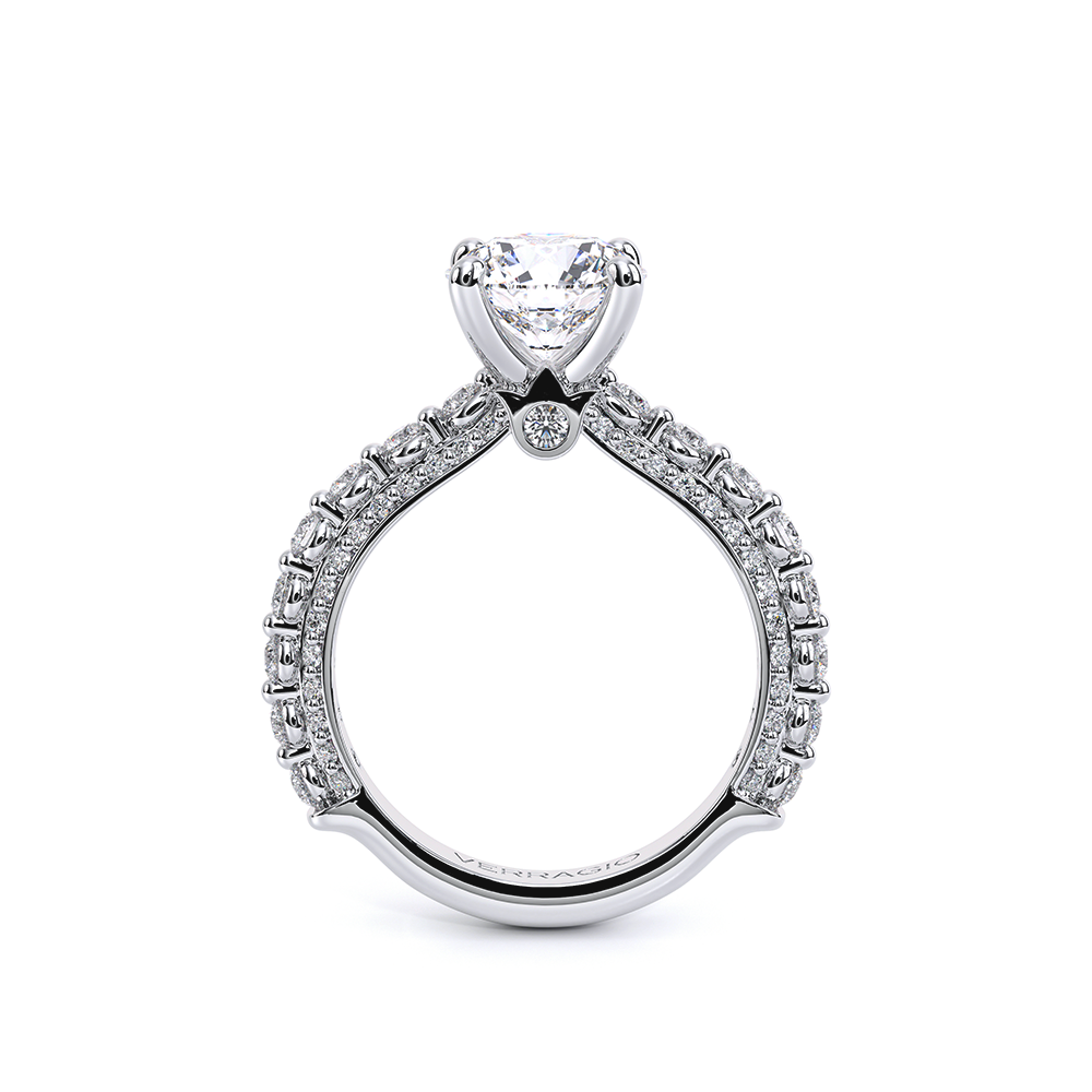 Verragio Pave Round Engagement Ring