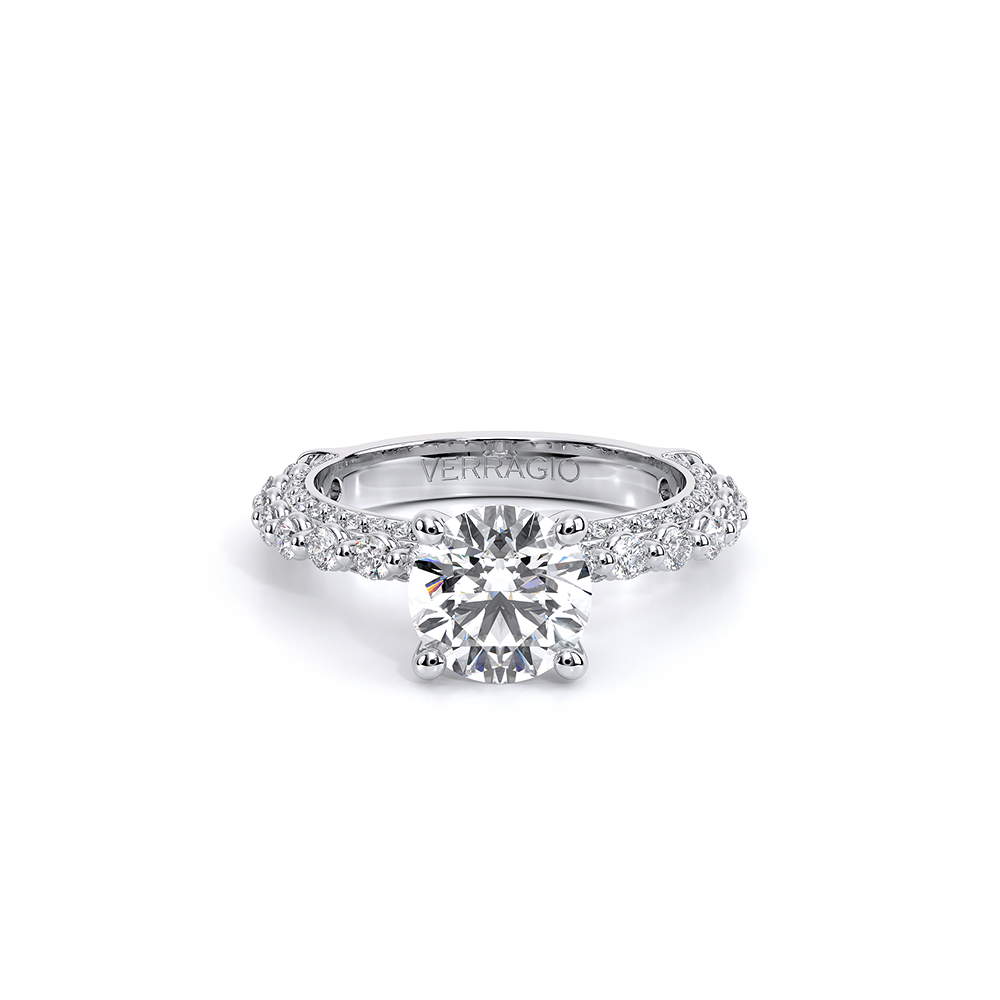 Verragio Pave Round Engagement Ring