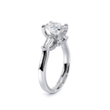 Verragio Three-Stone Oval Engagement Ring