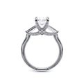 Verragio Three-Stone Oval Engagement Ring