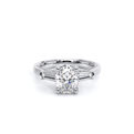 Verragio Three-Stone Oval Engagement Ring