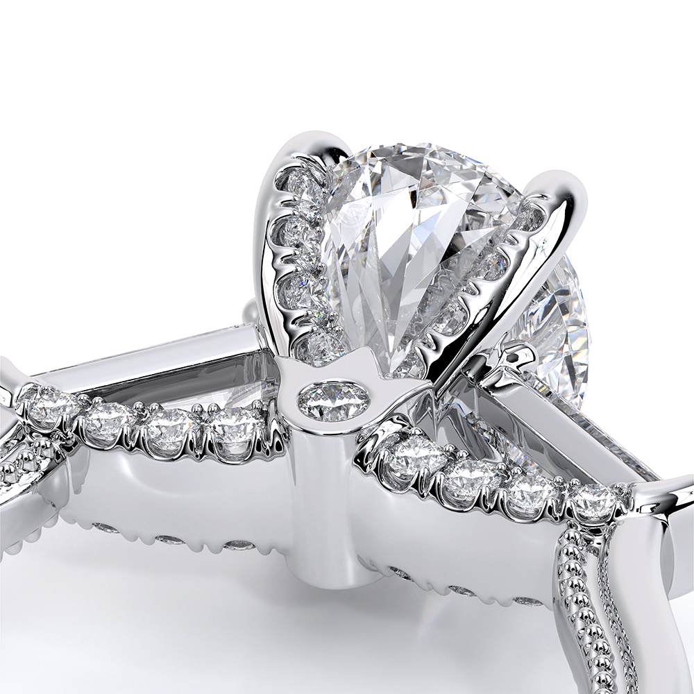 Verragio Three-Stone Oval Engagement Ring
