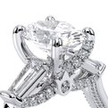 Verragio Three-Stone Oval Engagement Ring