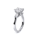 Verragio Three-Stone Princess Engagement Ring