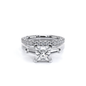 Verragio Three-Stone Princess Engagement Ring