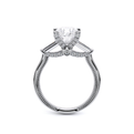 Verragio Three-Stone Princess Engagement Ring