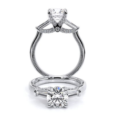 Verragio Three-Stone Round Engagement Ring