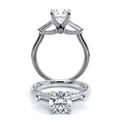 Verragio Three-Stone Round Engagement Ring