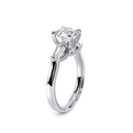 Verragio Three-Stone Round Engagement Ring