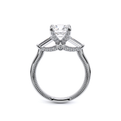 Verragio Three-Stone Round Engagement Ring