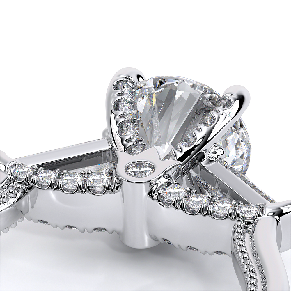 Verragio Three-Stone Round Engagement Ring