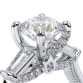 Verragio Three-Stone Round Engagement Ring