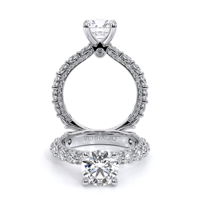 Verragio Pave Round Engagement Ring
